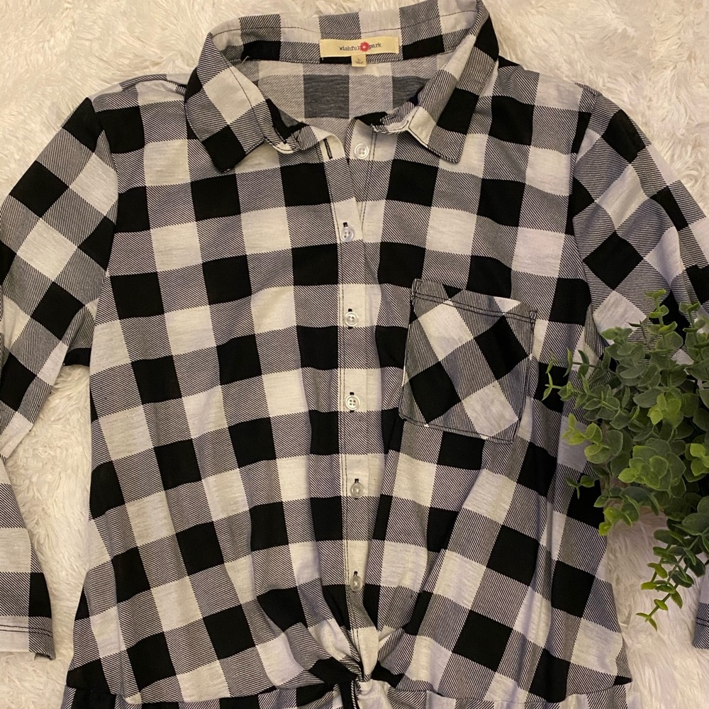 Buffalo Check High-Low Flannel - Picture 3 of 5